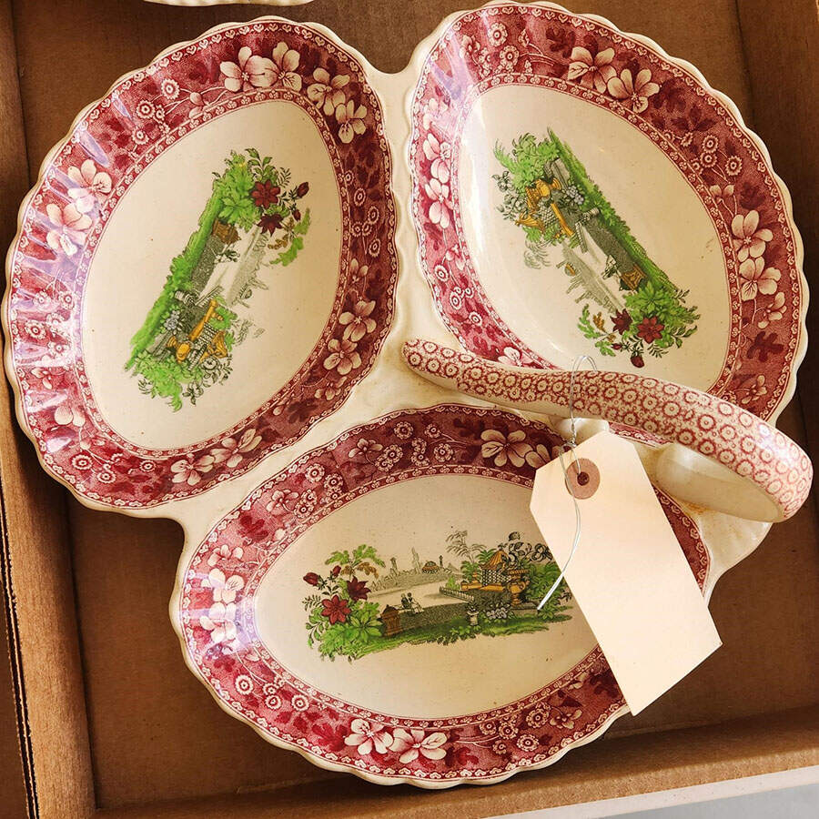 Merriemount 3-Part Relish by Spode-1