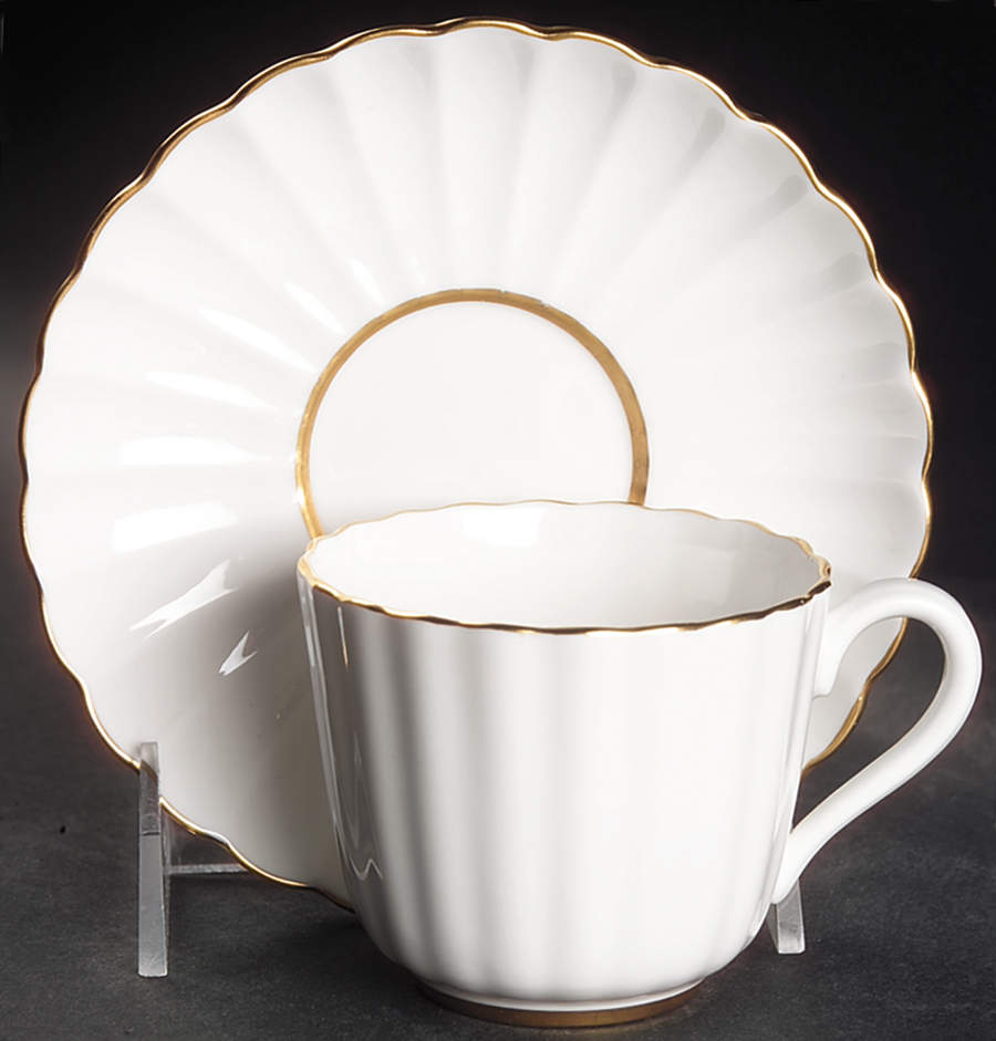 Midas Flat Cup & Saucer Set by Spode-1
