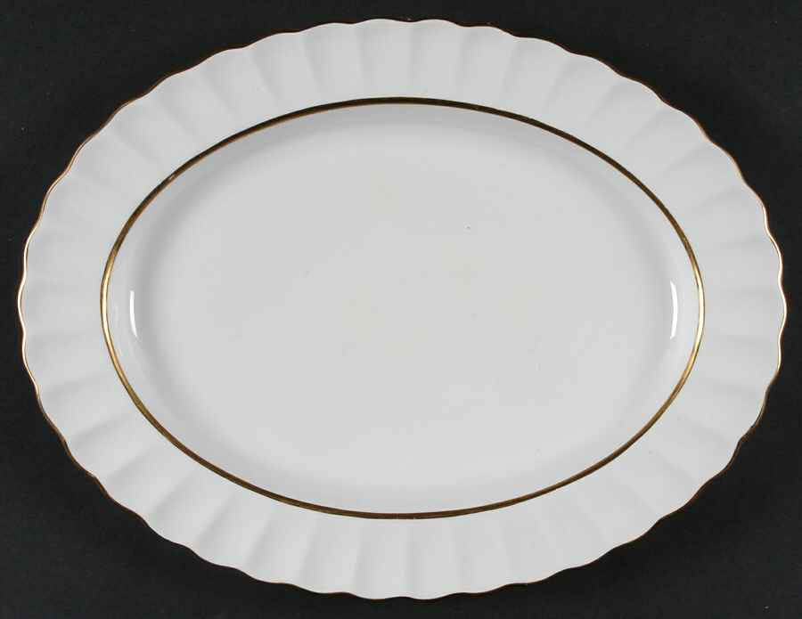 Midas 12" Oval Serving Platter by Spode-1