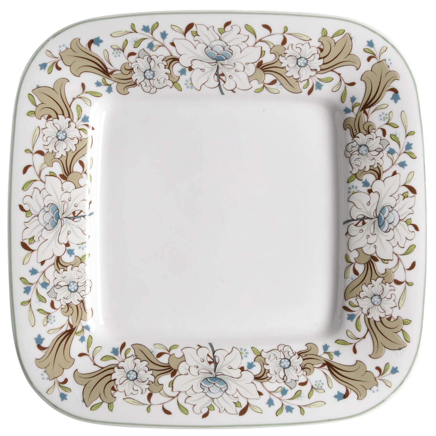 Milkwood Square Cake Plate by Spode-1