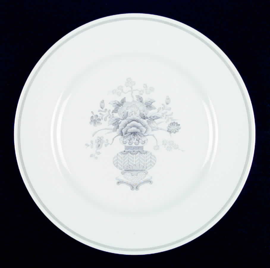 Ming Gray (Smooth, No Trim) Dinner Plate by Spode-1
