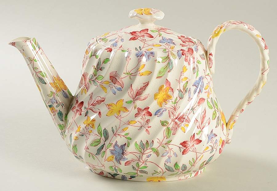 Morning Glory Teapot & Lid by Spode-1