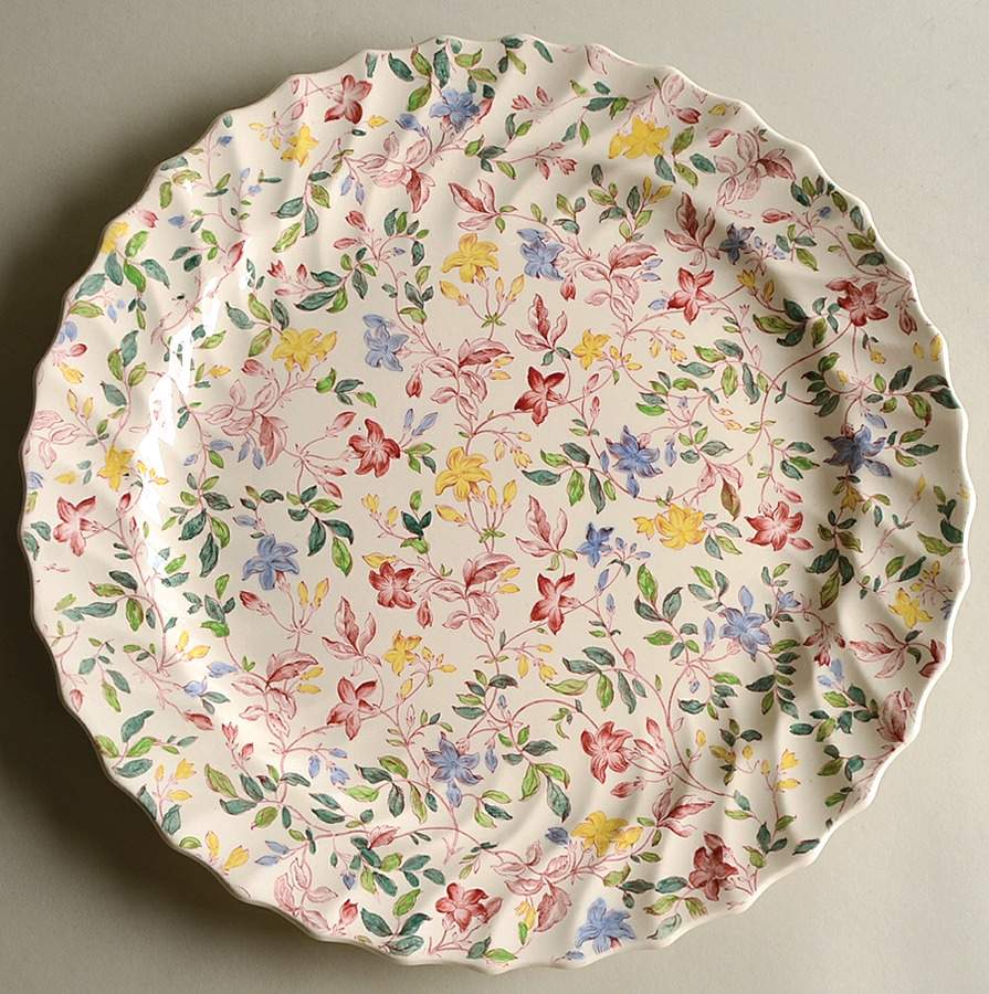 Morning Glory 13" Chop Plate (Round Platter) by Spode-1