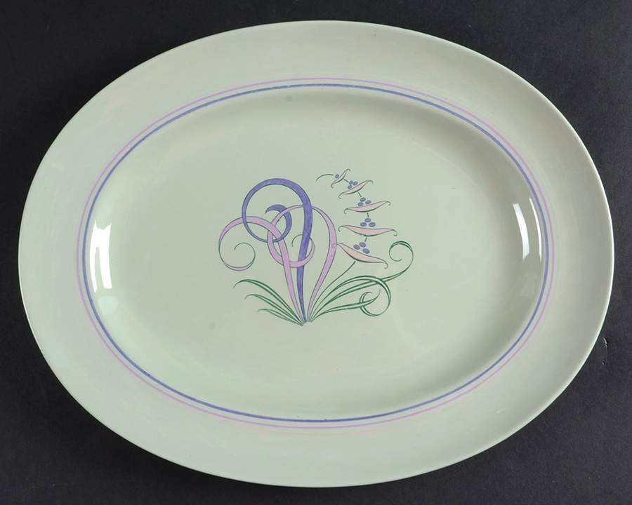Moondrop 13" Oval Serving Platter by Spode-1