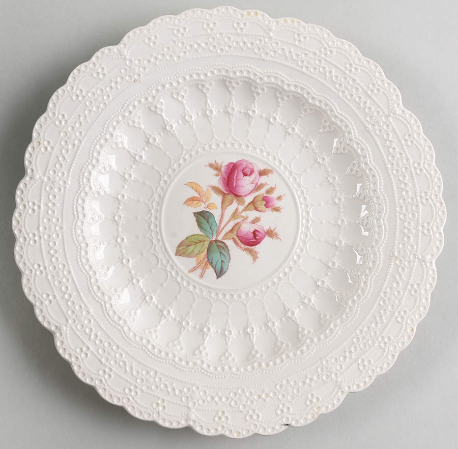 Moss Rose (Jewel Shape) Breakfast Plate by Spode-1