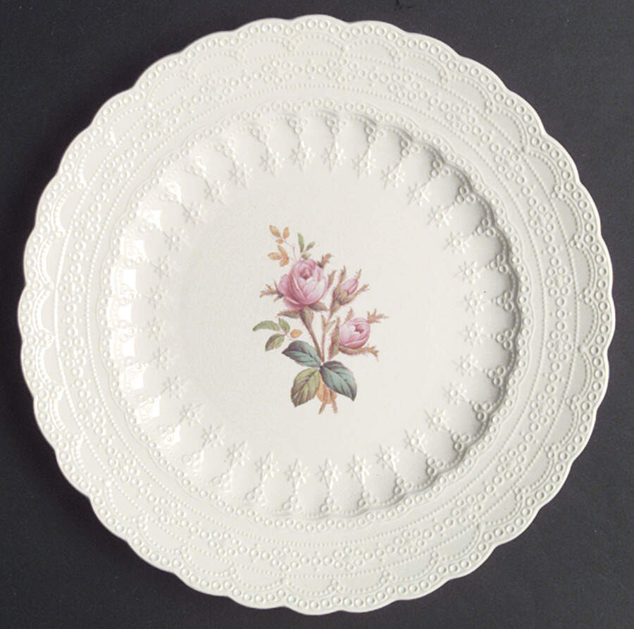 Moss Rose (Jewel Shape) Dinner Plate by Spode-1