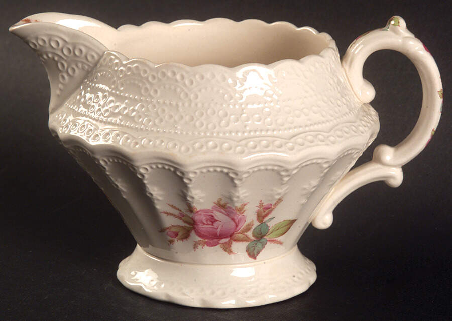 Moss Rose (Jewel Shape) Creamer by Spode-1