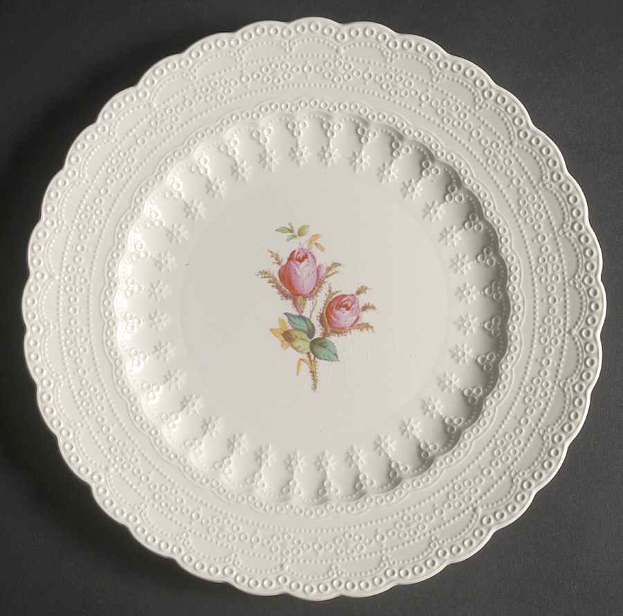Moss Rose (Jewel Shape) Luncheon Plate by Spode-1