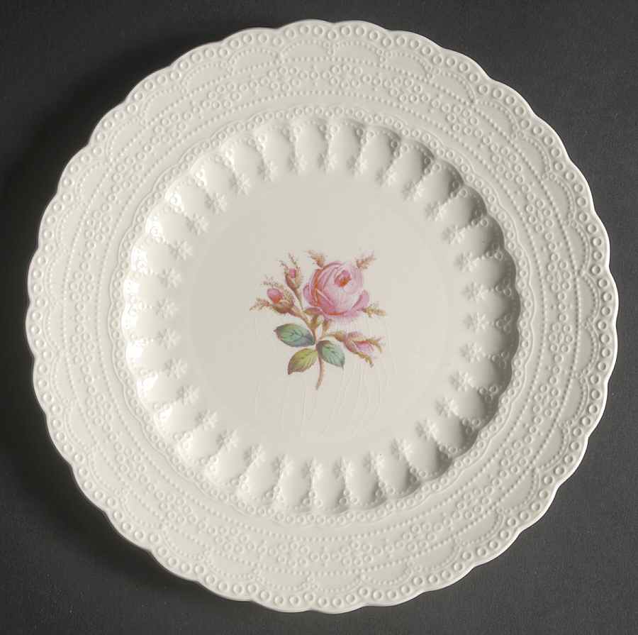 Moss Rose (Jewel Shape) Salad Plate by Spode-1