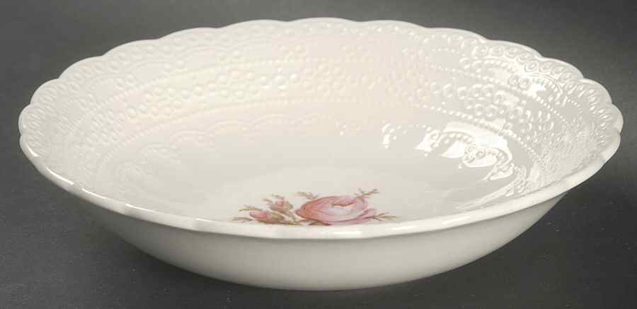 Moss Rose (Jewel Shape) Coupe Cereal Bowl by Spode-1