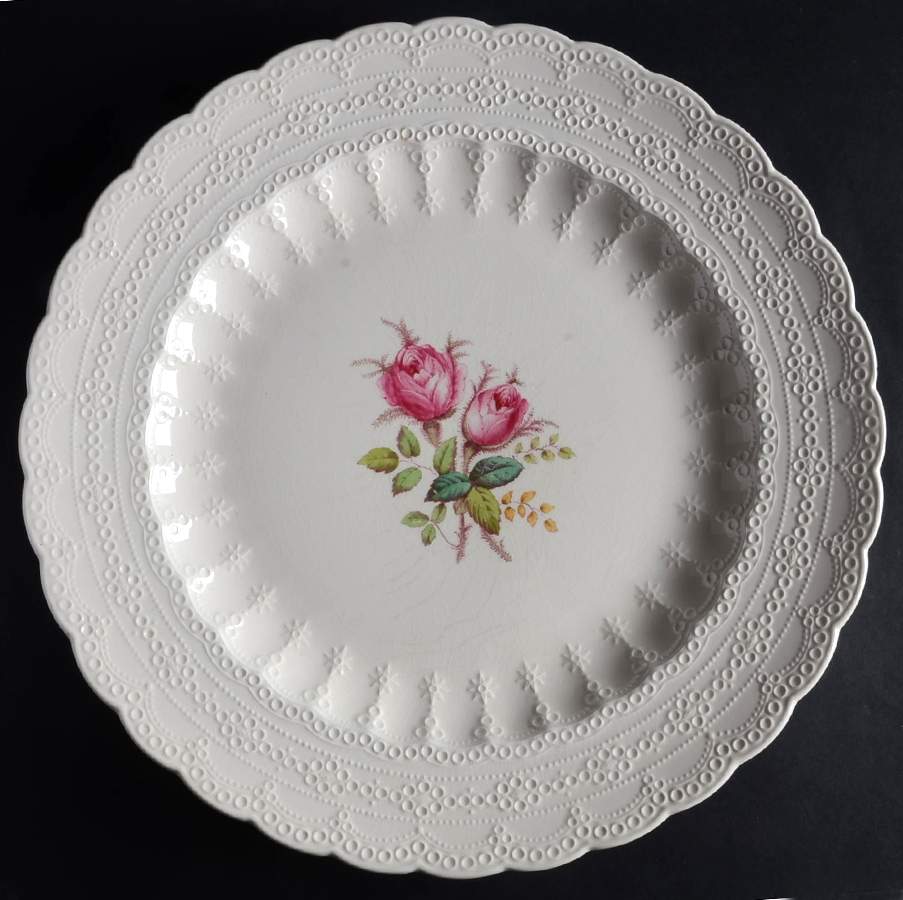 Moss Rose (Jewel Shape) 15" Chop Plate (Round Platter) by Spode-1