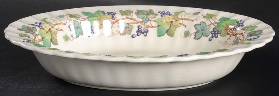 Monticello Vine 10" Oval Vegetable Bowl by Spode-1