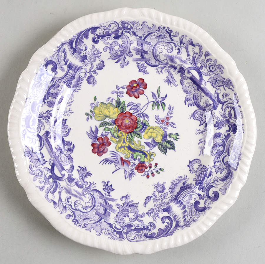 Mulberry Beverly Purple Salad Plate by Spode-1