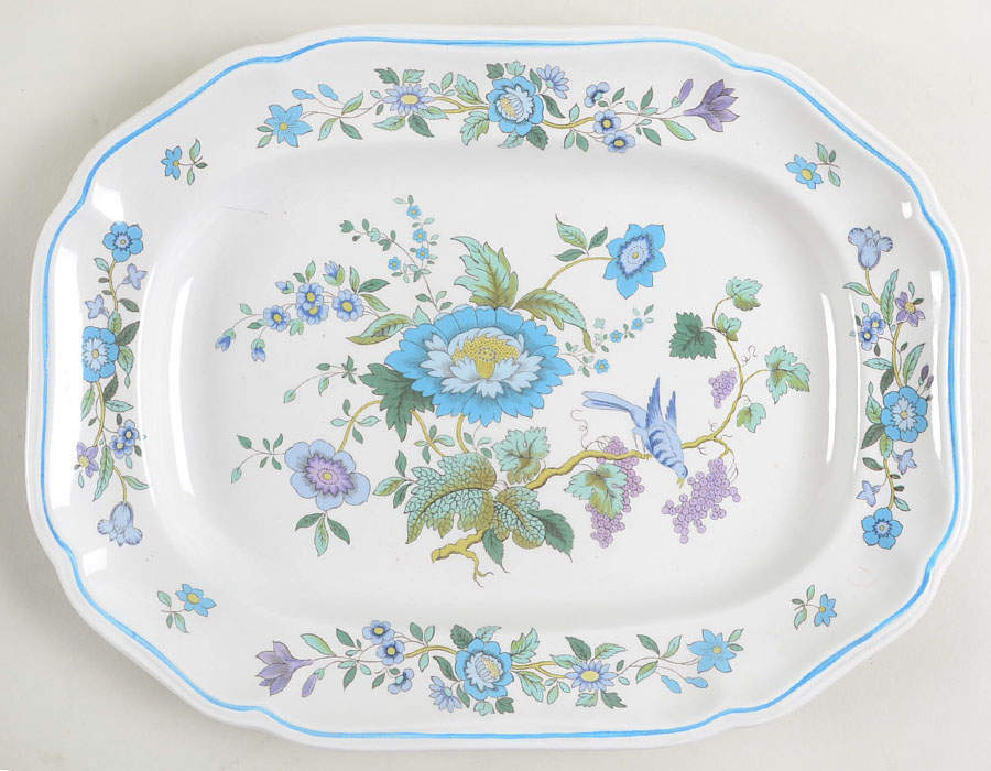 Mulberry 12" Oval Serving Platter by Spode-1