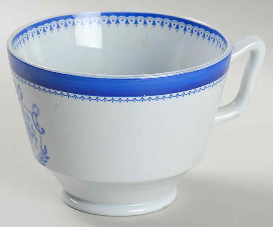Newburyport Blue (No Gold Trim) London Shape Footed Cup by Spode-1
