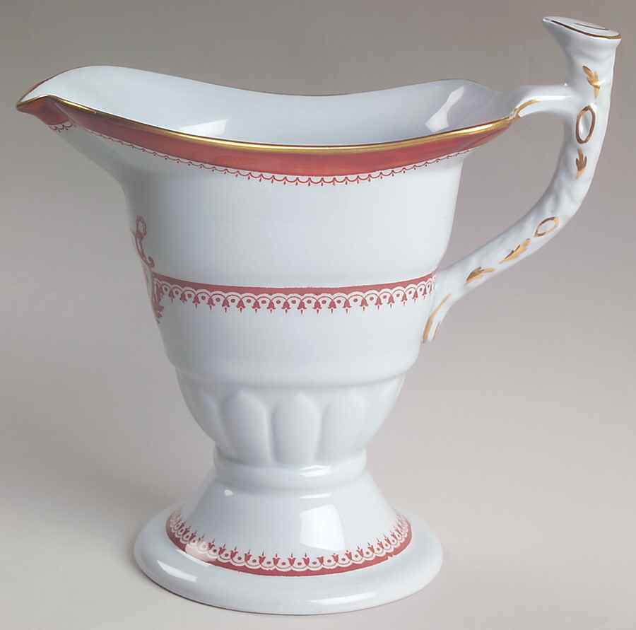 Newburyport Red (Gold Trim) Creamer by Spode-1