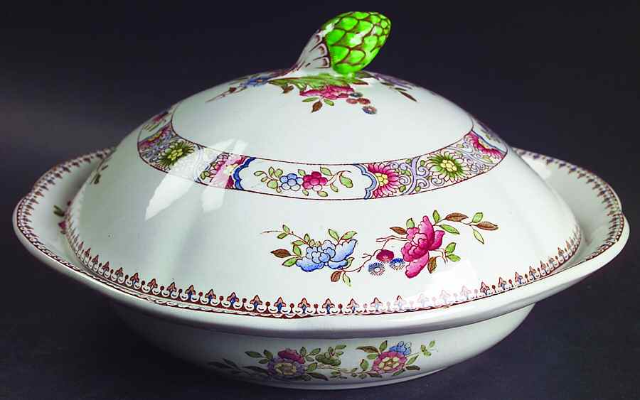 Nigel Round Covered Vegetable by Spode-1