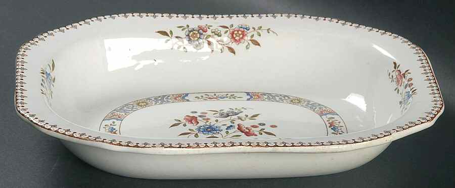 Nigel 9" Oval Vegetable Bowl by Spode-1