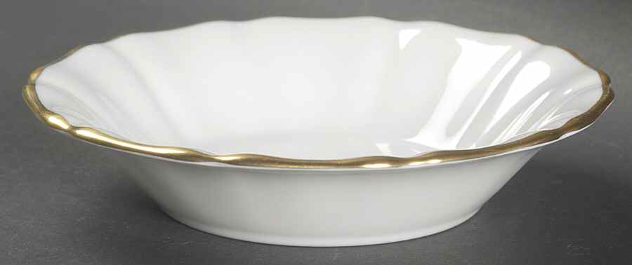 Nordic (Gold Trim) Fruit/Dessert (Sauce) Bowl by Spode-1