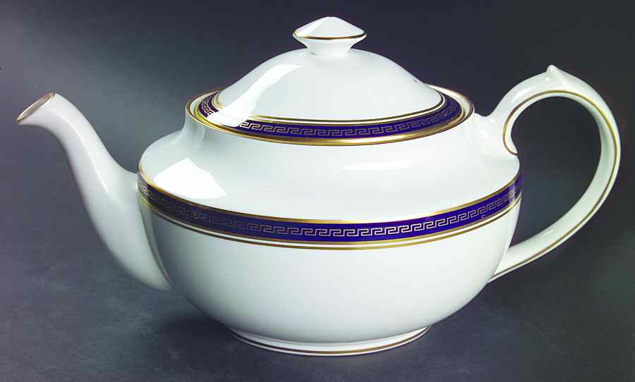 Odyssey Cobalt Blue Teapot & Lid by Spode-1