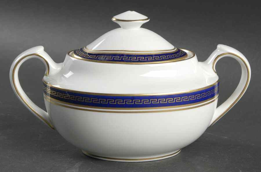Odyssey Cobalt Blue Sugar Bowl & Lid by Spode-1