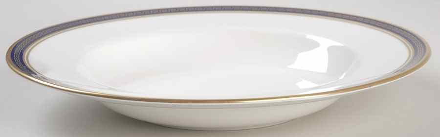 Odyssey Cobalt Blue Rim Soup Bowl by Spode-1