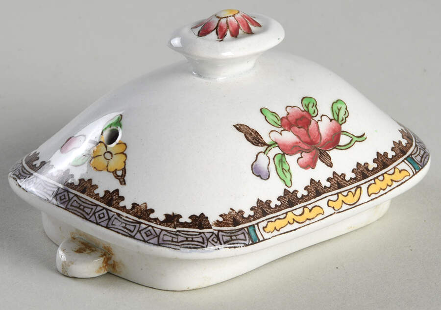 Old Bow (No Trim) Lid for Mini Teapot by Spode-1
