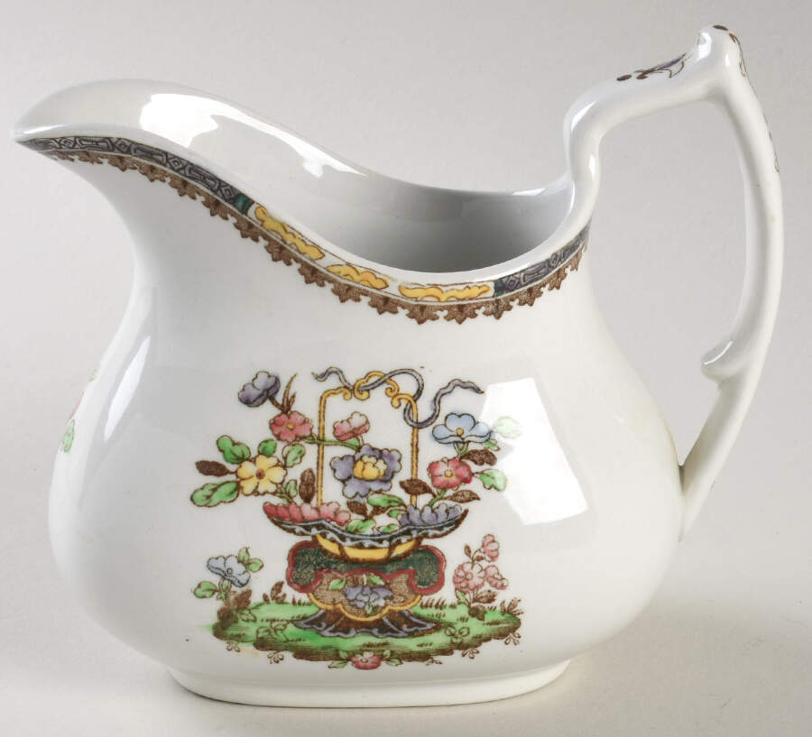 Old Bow (No Trim) Creamer by Spode-1