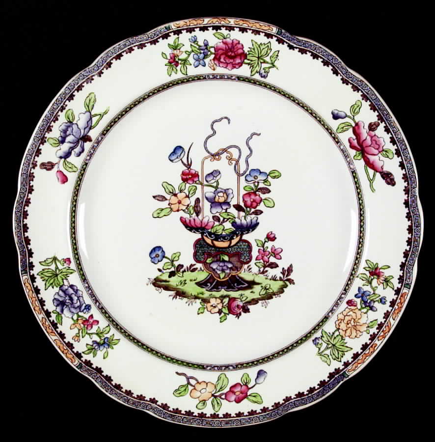 Old Bow (No Trim) Dinner Plate by Spode-1
