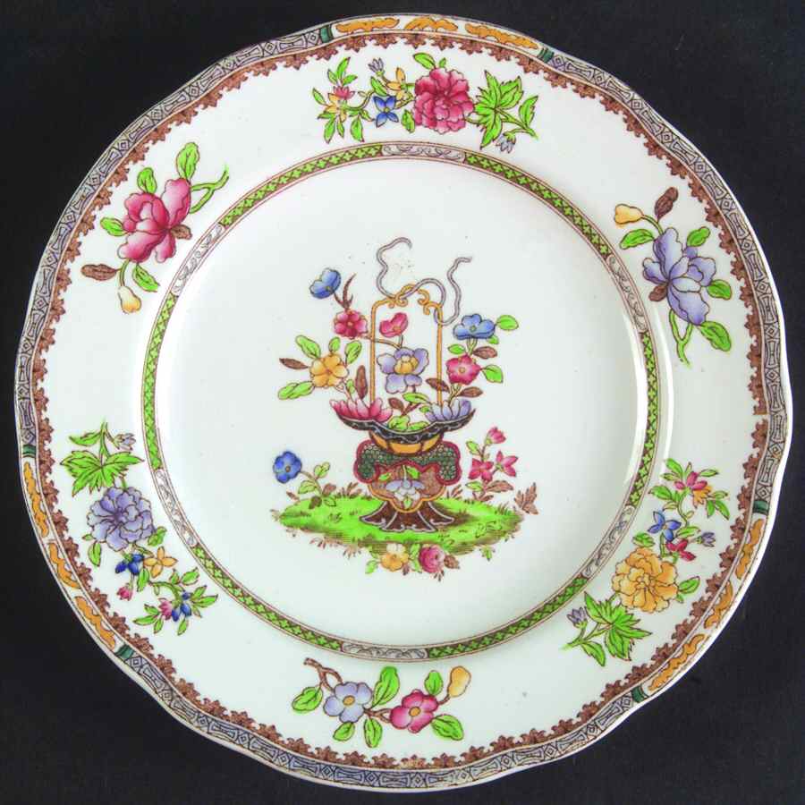 Old Bow (No Trim) Bread & Butter Plate by Spode-1