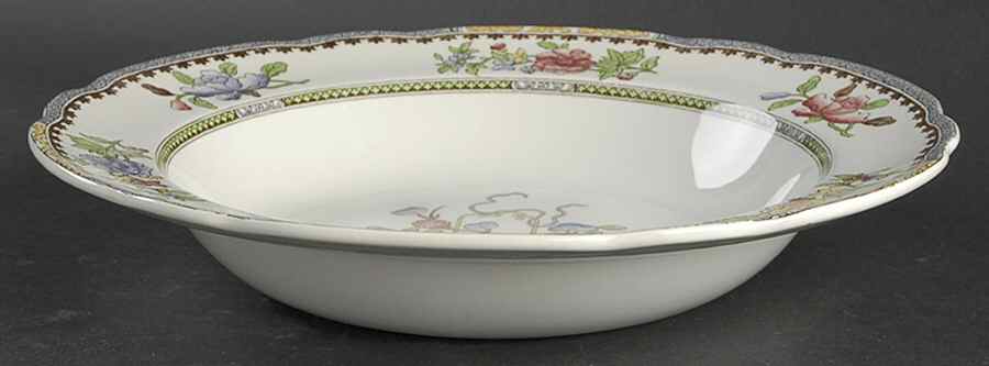 Old Bow (No Trim) Large Rim Soup Bowl by Spode-1