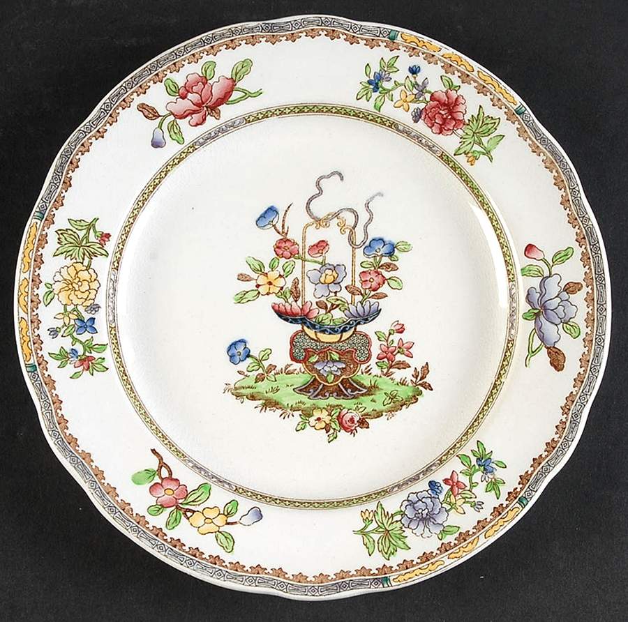 Old Bow (No Trim) Salad Plate by Spode-1