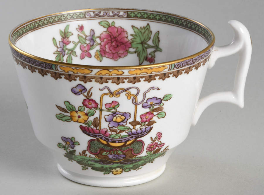 Old Bow (Gold Trim) Footed Cup by Spode-1