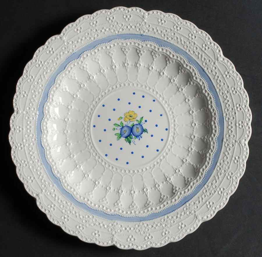 Old Concord Blue (Jewel) Luncheon Plate by Spode-1