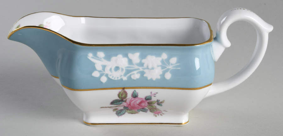 Old Colony Rose Gravy Boat by Spode-1