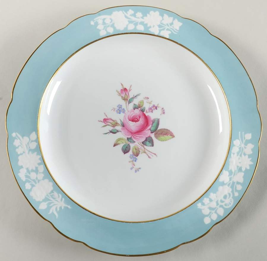 Old Colony Rose 12" Chop Plate (Round Platter) by Spode-1