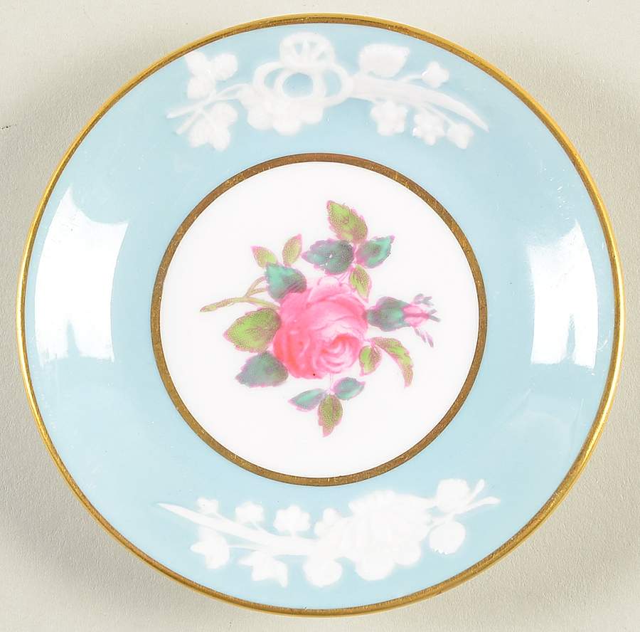 Old Colony Rose Butter Pat by Spode-1