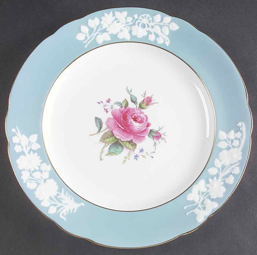 Old Colony Rose Dinner Plate by Spode-1