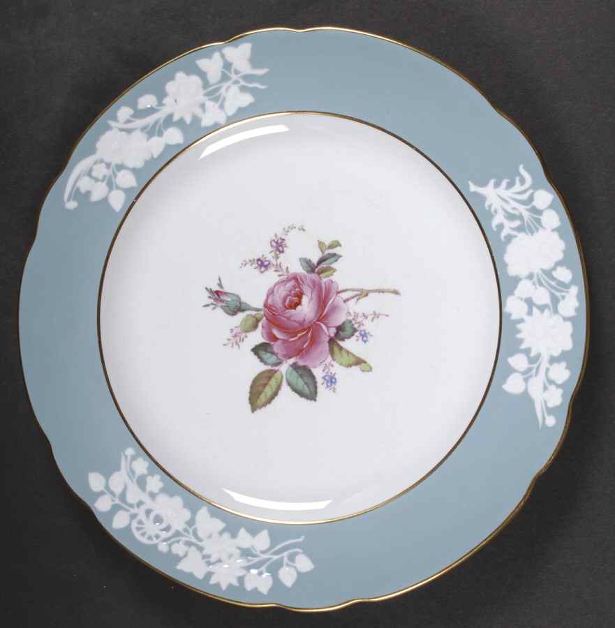 Old Colony Rose Dinner Plate by Spode-1