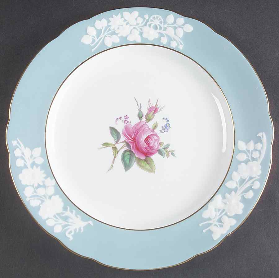 Old Colony Rose Dinner Plate by Spode-1
