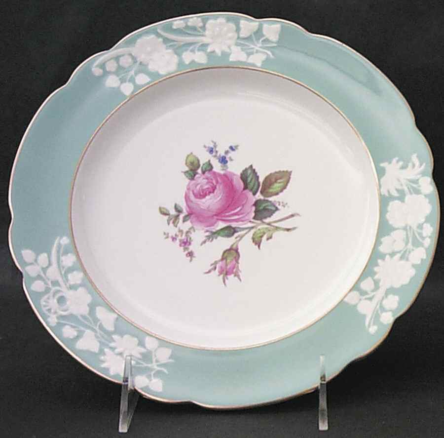 Old Colony Rose Luncheon Plate by Spode-1
