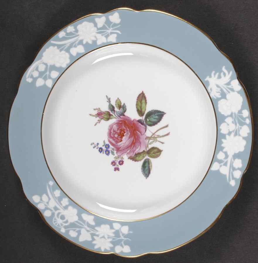 Old Colony Rose Luncheon Plate by Spode-1