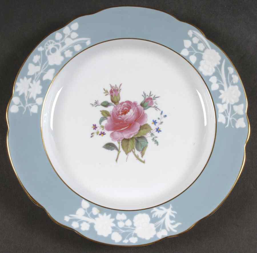 Old Colony Rose Luncheon Plate by Spode-1