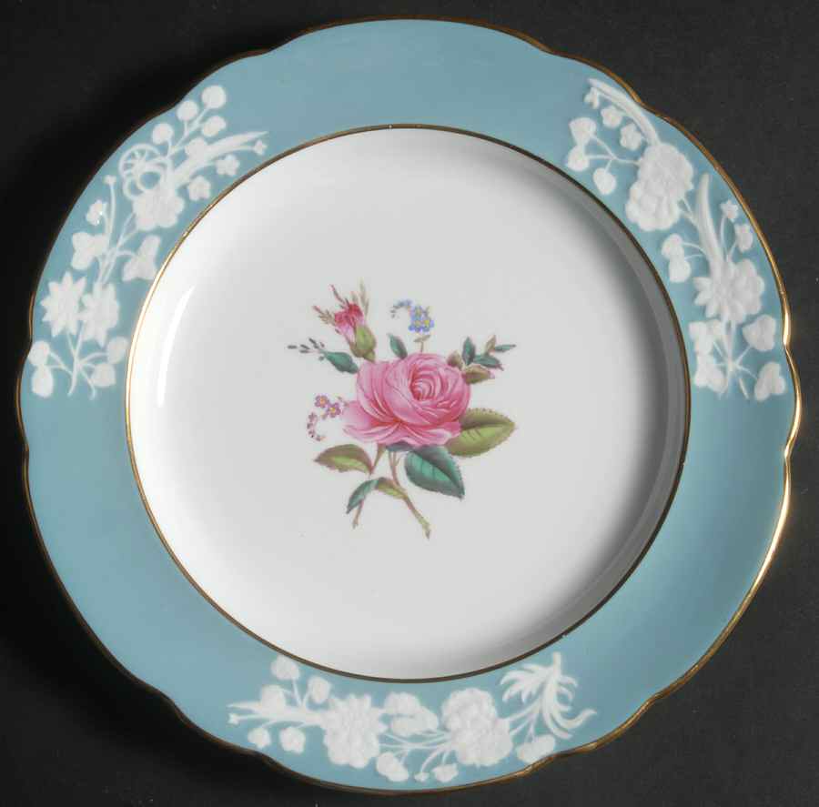 Old Colony Rose Luncheon Plate by Spode-1