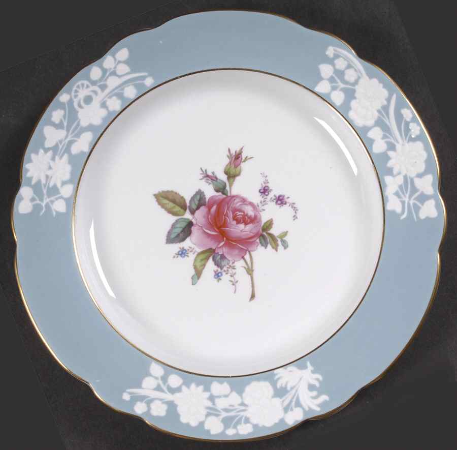 Old Colony Rose Luncheon Plate by Spode-1