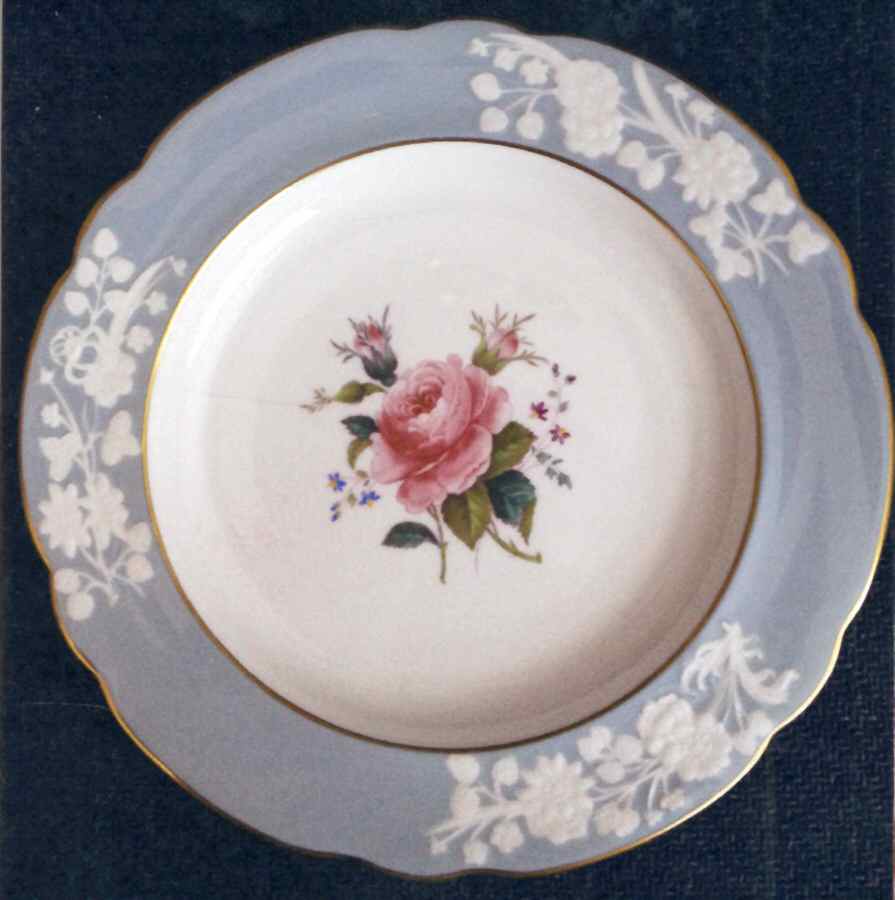 Old Colony Rose Luncheon Plate by Spode-1