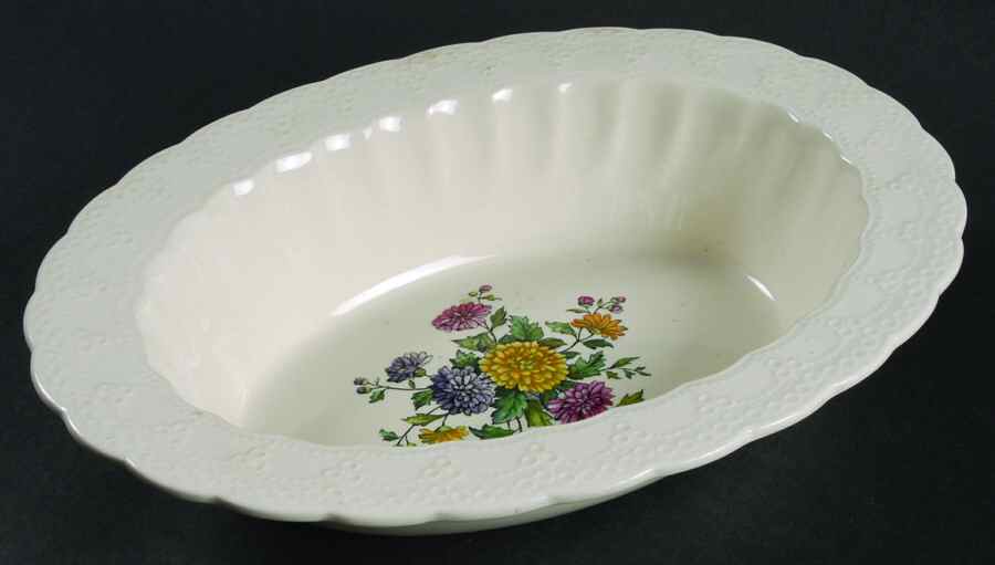 Olga 10" Oval Vegetable Bowl by Spode-1