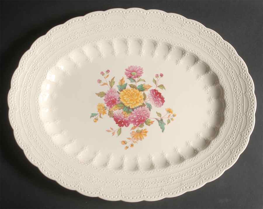 Olga 15" Oval Serving Platter by Spode-1