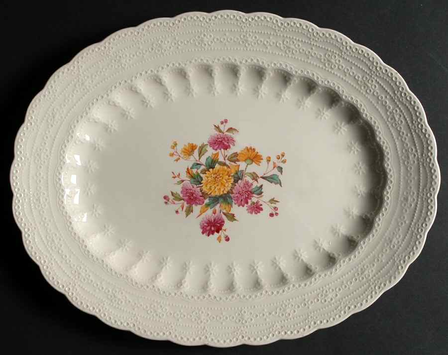 Olga 13" Oval Serving Platter by Spode-1