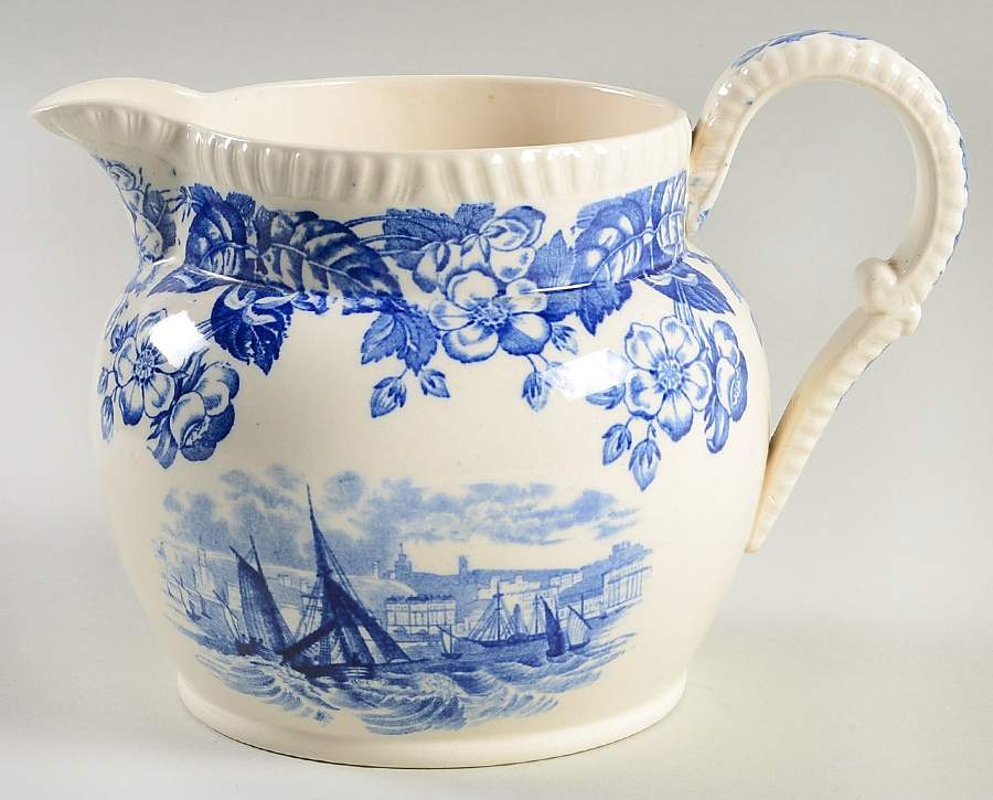 Old Salem Blue 32 Oz Jug by Spode-1